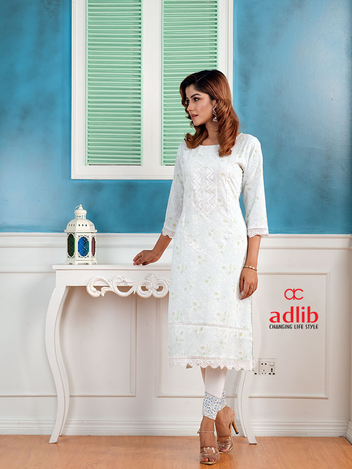 White Kurti