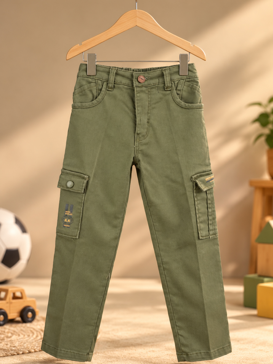 Boys Branded Cotton Pant
