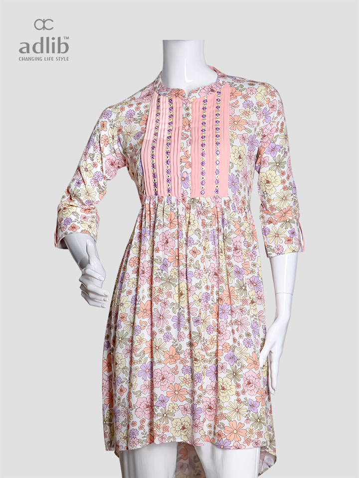 Long Tops (White-Golden)