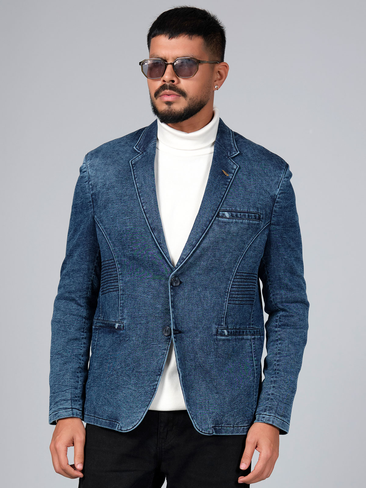 Casual Blazer Dark Blue