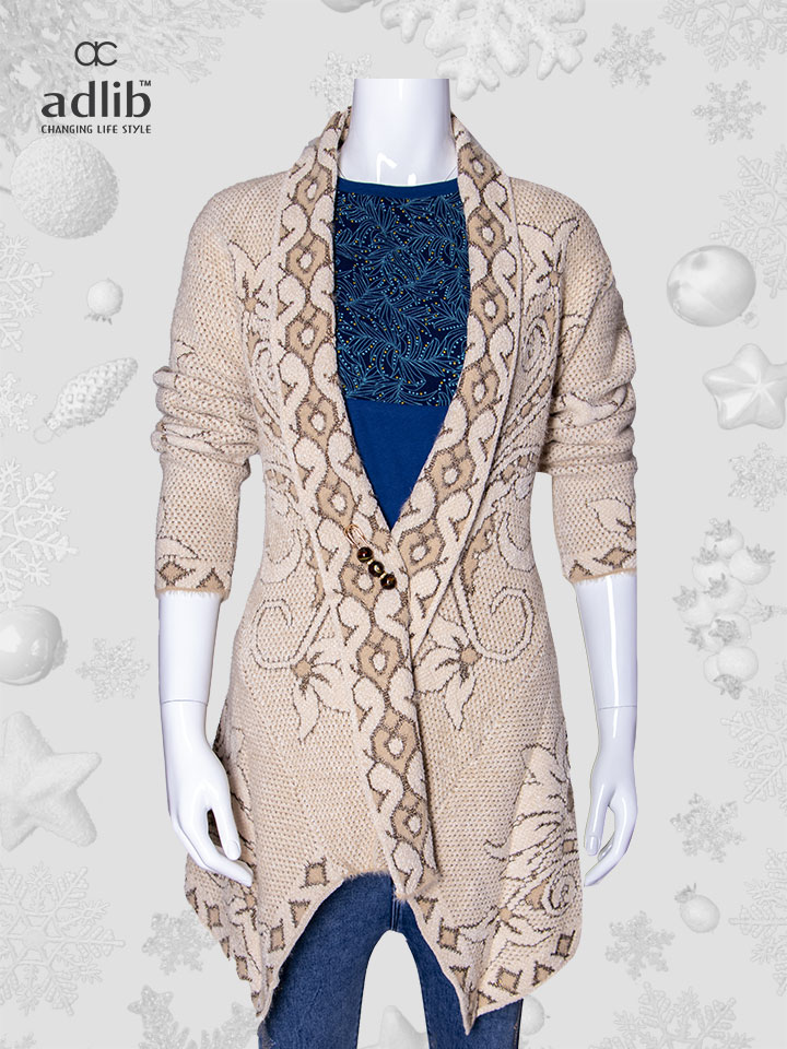 Ladies Long Cardigan