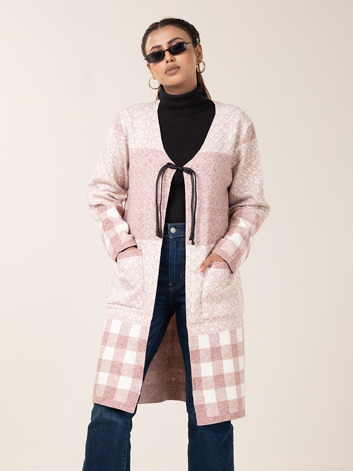 Ladies Long Cardigan
