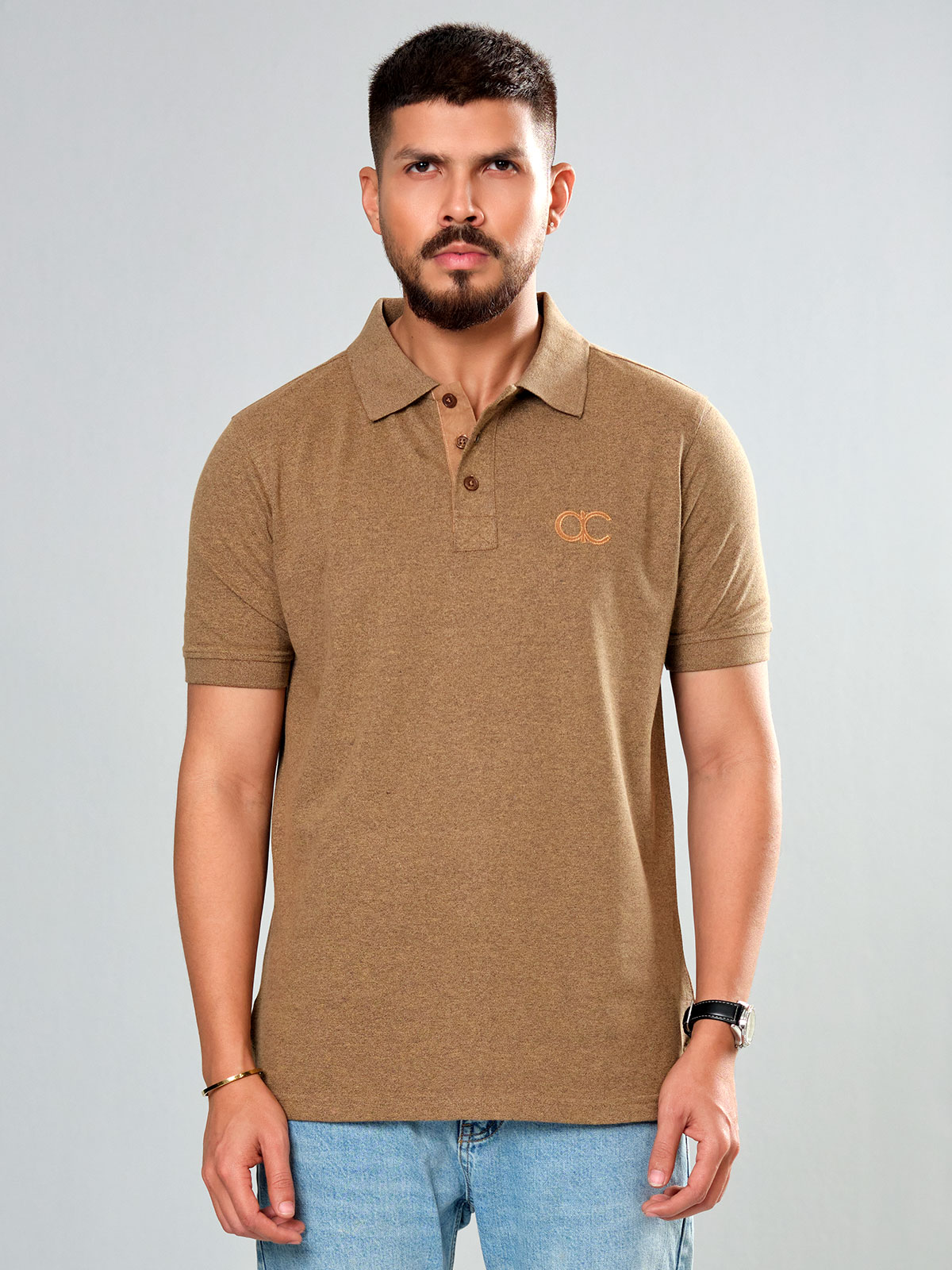 Polo Shirt SS Brown